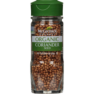 Mccormick Gourmet Organic Coriander Seed, 0.87 Oz Bottle