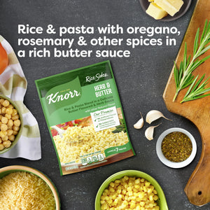 Knorr No Artificial Flavors Herb & Butter Parboiled Rice, 5.4 Oz Regular Pouch