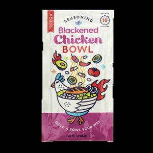 RIEGA Gluten-Free Blackened Chicken Bowl Seasoning Mix, 1 Oz – Build Your Bowl, Prep in 10 Minutes