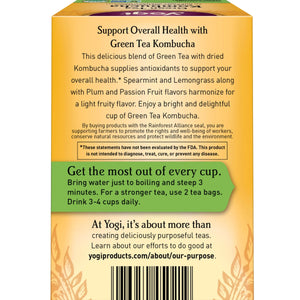 Yogi Tea, Green Tea Kombucha Tea, Tea Bags, 16 Ct, 1.12 OZ