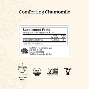 Yogi Tea Comforting Chamomile, Organic Herbal Tea Bags, 16 Count