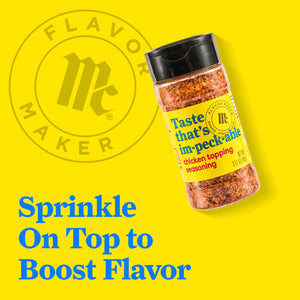 Mccormick Flavor Maker Chicken Topping Seasoning, 3.12 Oz Bottle