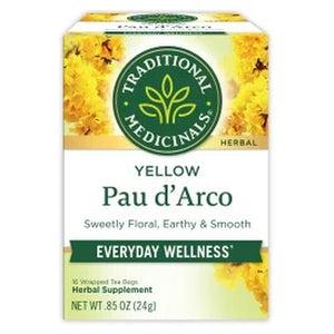 Traditional Medicinals Tea, Yellow Pau D'Arco, Tea Bags, 16 Ct