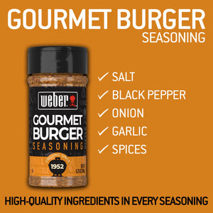Weber Gourmet Burger Seasoning, 5.75 Oz