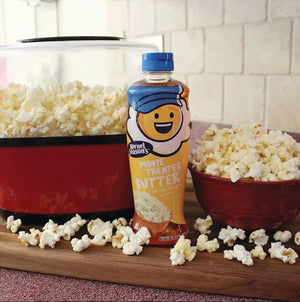 KERNEL SEASONS Movie Theater Butter Popcorn Popping & Topping Oil, 13.75 Oz (Pack of 2)