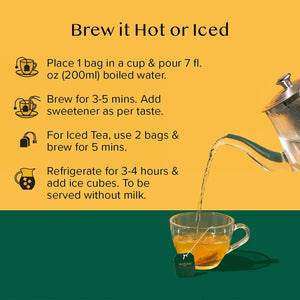 VAHDAM, Organic Turmeric Ginger Herbal Tea Bags (18 Count) Gluten-Free, Eco-Friendly Tea Bags