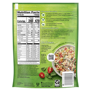 Knorr No Added MSG Alfredo Parmesan and Romano Cheeses Fettuccine Pasta Sides Ready Meals, 7 Minute Cook Time, 4.4 Oz