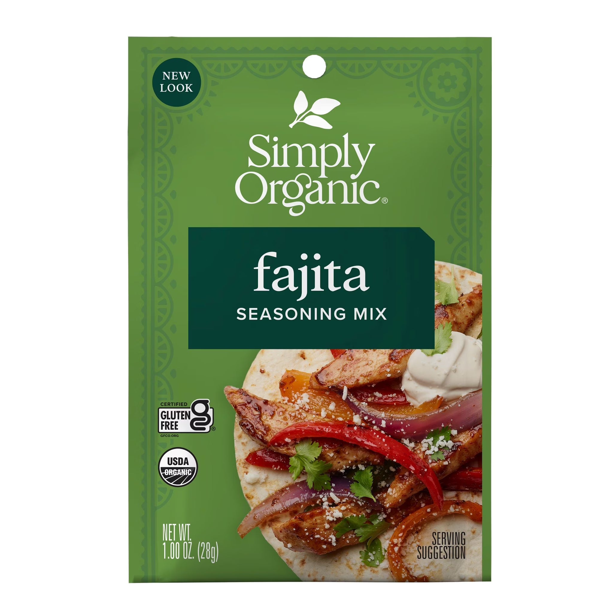 Simply Organic Fajita Seasoning Mix, 1 Oz Packet