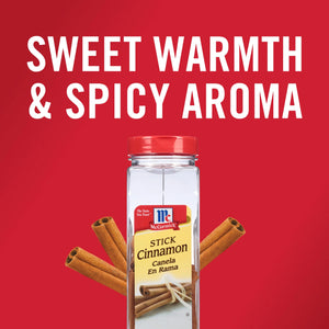 Mccormick Kosher Cinnamon Sticks, 8 Oz Bottle
