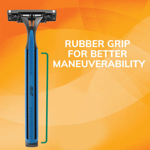 BIC Sensitive 2 Disposable Razors for Men with 2 Blades, 18 Pack