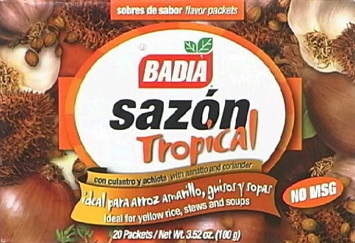 Badia Sazón Tropical® with Coriander & Annatto 3.52 Oz
