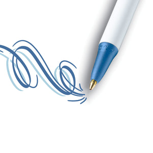 BIC Clic Stic Retractable Ball Pen, Medium Point, Blue, 12-Pack