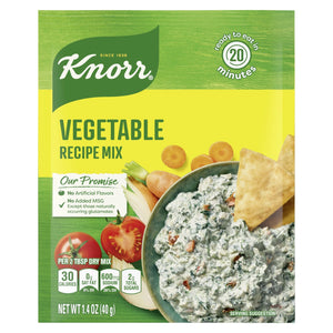 Knorr No Artificial Flavors Vegetable Recipe Soup Mix, 1.4 Oz, Pouch
