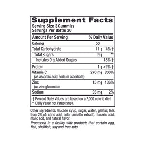 Vitafusion Power Zinc 15 Mg, 180 Gummies