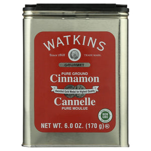 Watkins Pure Ground Cinnamon Tin 6 Oz.