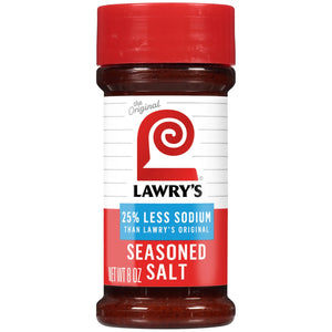 Lawry'S Kosher 25% Less Sodium Seasoned Salt, 8 Oz Bottle