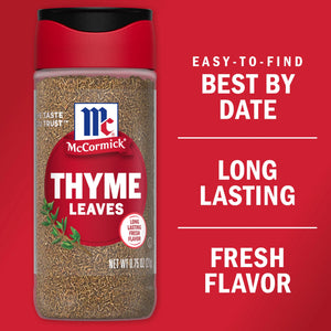 Mccormick Whole Thyme Leaves, 0.75 Oz Bottle