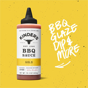 Kinder'S Sweet and Tangy Gold BBQ Sauce, 15.3 Oz Squeeze Bottle