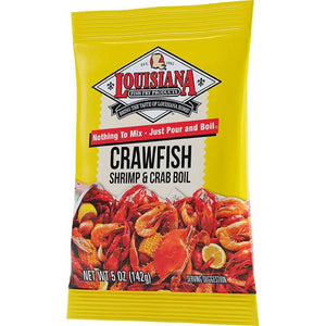 Louisiana Fish Fry Crawfish, Crab and Shrimp Boil, 5 Oz Bags