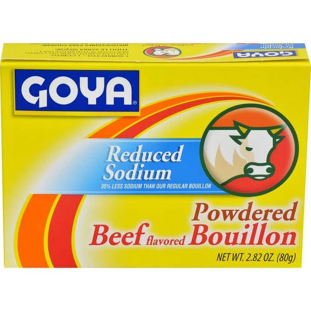 GOYA Powdered Beef Bouillon Reduced Sodium 2.82 Oz