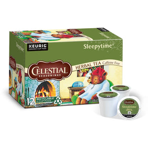 Celestial Seasonings Sleepytime Caffeine-Free Keurig K-Cup Herbal Tea Pods, 12 Count