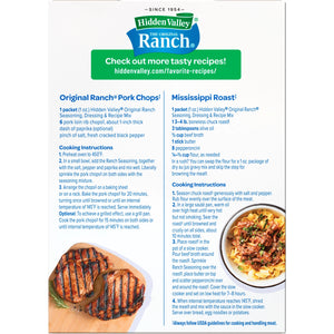 Hidden Valley Gluten Free, Keto-Friendly Original Ranch Salad Dressing & Seasoning Mix, 4 Packets
