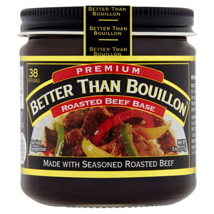 Better than Bouillon Premium Roasted Beef Base, Shelf-Stable, 8 Oz Jar