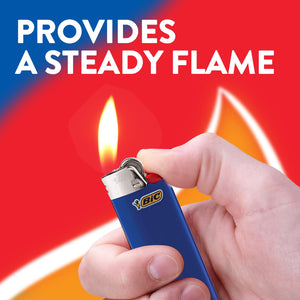 BIC Classic Lighter, Assorted Colors, 14-Pack of Pocket Lighters, Safe And