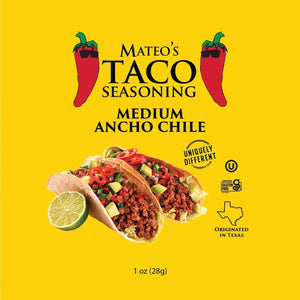 Mateo'S Taco Seasoning Medium Ancho Chile