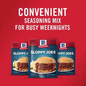 Mccormick Sloppy Joes Seasoning Mix, 1.31 Oz Envelope