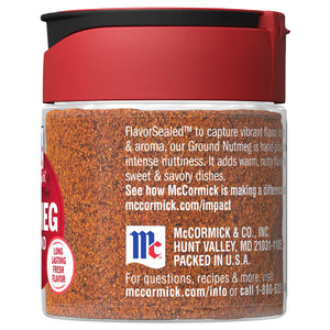 Mccormick Kosher Ground Nutmeg, 1.100 Oz Bottle