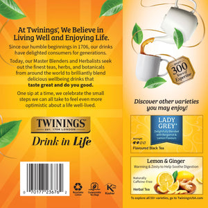 Twinings Earl Grey Citrus and Bergamot Black Tea Bags, 100 Count Box