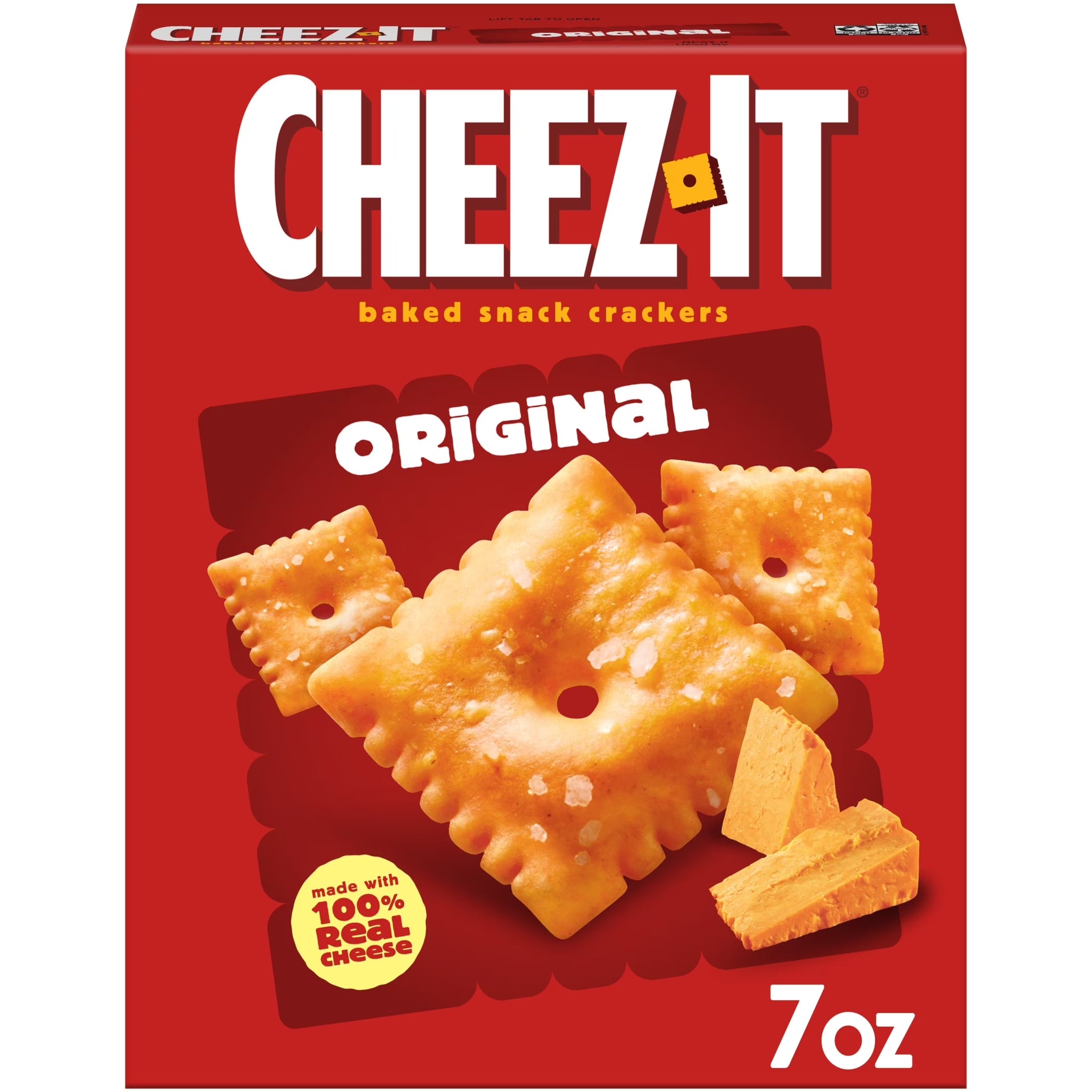 Cheez-It 7 Oz Original Cheese Crackers, Baked Snack Crackers, 7 Oz