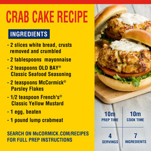 OLD BAY Gluten Free Shaker Bottle Seafood Seasoning, 2.62 Oz Bottle