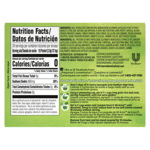 Knorr Rojo Red Rice Seasoning Mix, 2.39 Oz 4 Count