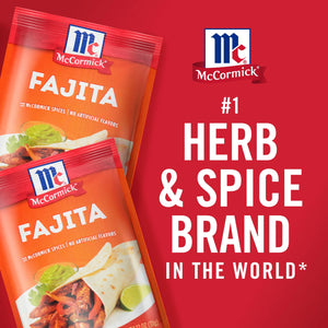 Mccormick Fajita Seasoning Mix, 1.12 Oz Envelope