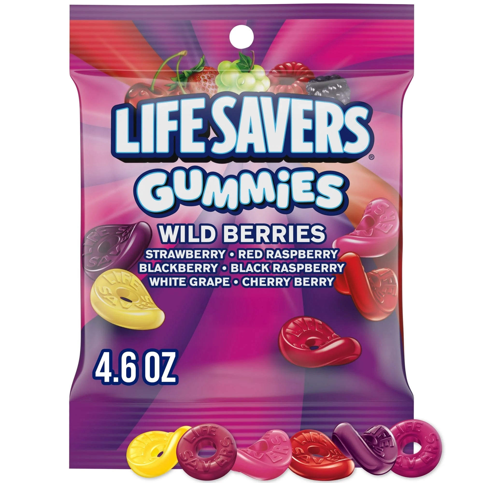 Life Savers Gummies Wild Berry Gummy Candy - 4.6 Oz. Bag (  )