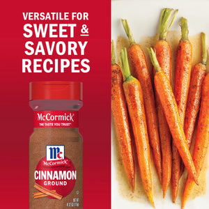 Mccormick Kosher Ground Cinnamon, 4.12 Oz Bottle