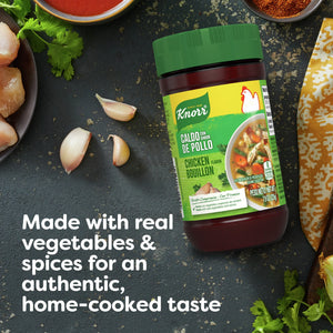 Knorr Granulated Bouillon Chicken Flavor Cholesterol-Free Powder, 7.9 Oz Jar