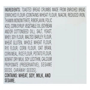 4C Plain Bread Crumbs, 15 Oz Canister