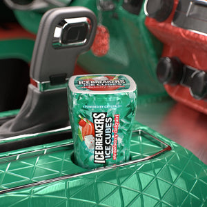 (3 Pack) Ice Breakers Ice Cubes Strawberry Daiquiri Flavored Sugar Free Chewing Gum, Bottle 3.24 Oz, 40 Pieces