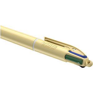 BIC 4 Color Pastel Ballpoint Pens Medium Point (1.0 Mm), Pack of 12