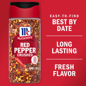 Mccormick Non-Gmo Kosher Crushed Red Pepper, 1.500 Oz Bottle