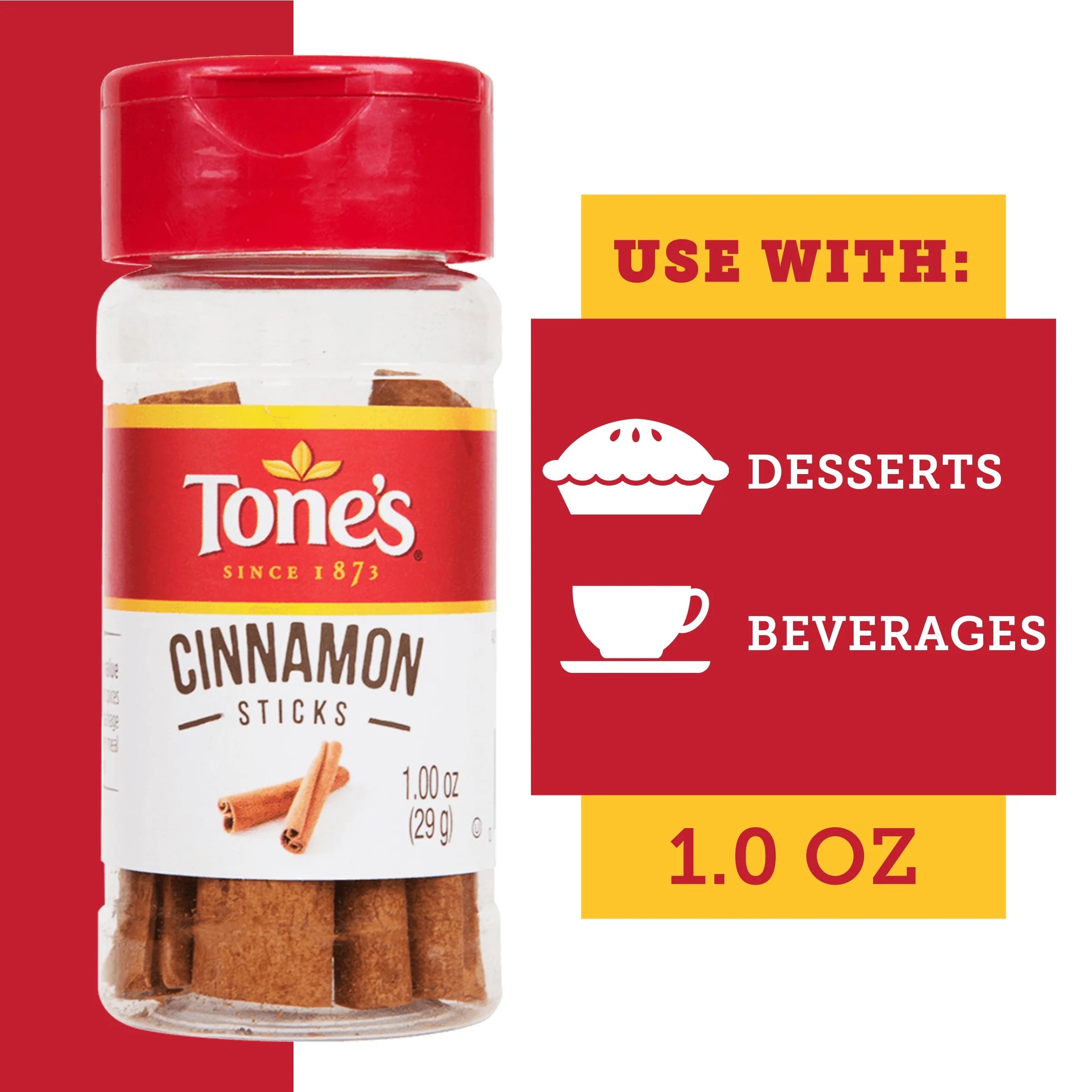 Tone'S Cinnamon Sticks, 1 Oz