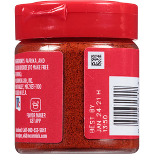 Mccormick Kosher Smoked Paprika, 0.9 Oz Bottle