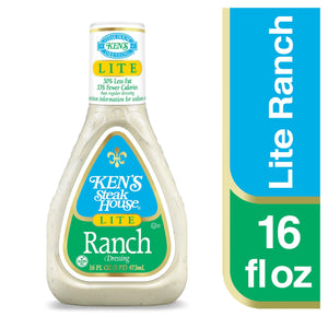 Ken'S Steak House Lite Ranch Salad Dressing 16 Fl Oz