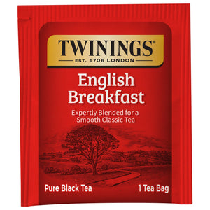 Twinings of London English Breakfast 25 Ct Tea Bags 1.76 Oz. Box
