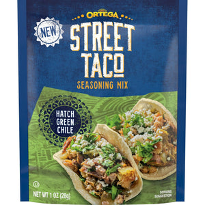 Ortega Street Taco Seasoning Mix, Hatch Green Chili, 1 Ounce