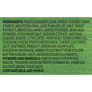 Knorr No Artificial Flavors Cheddar Broccoli Fusilli Pasta Sides, 4.3 Oz Regular Pouch