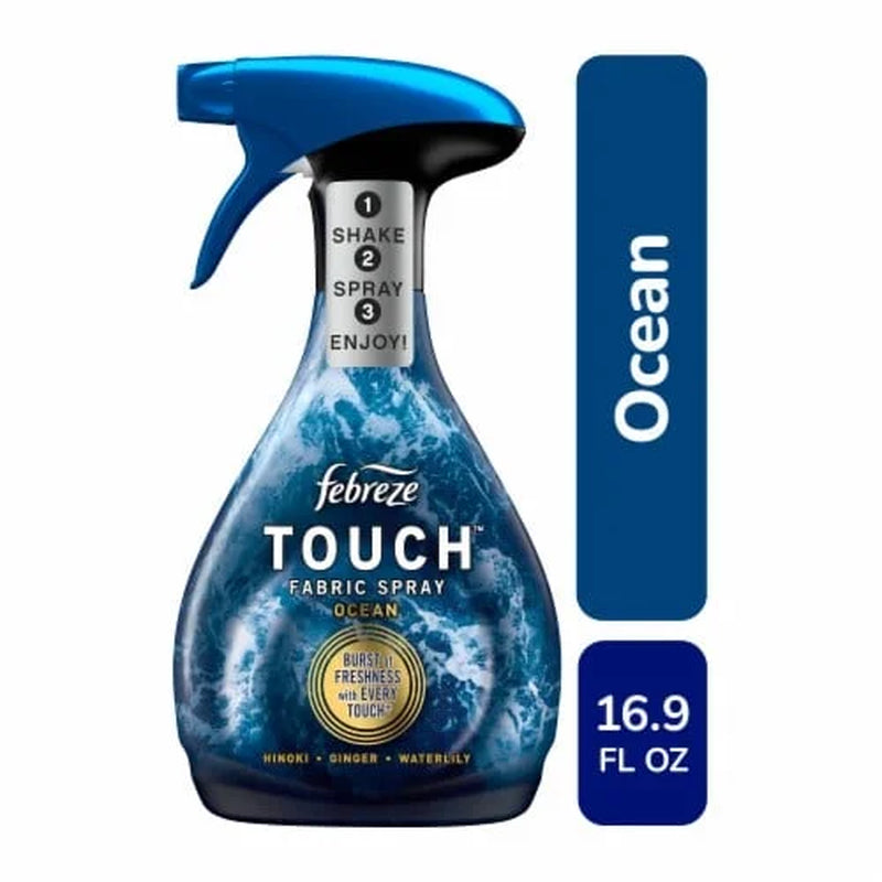 Febreze Touch Odor Fighting Fabric Spray Ocean 16.9 Fl Oz.
